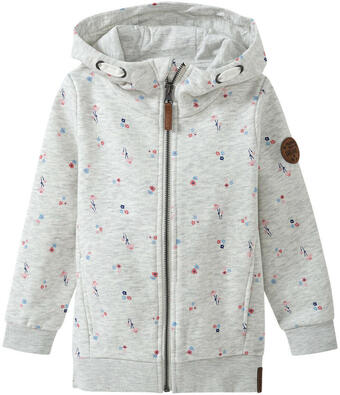 Ernsting's family Mädchen sweatjacke mit blümchen-allover Angebot