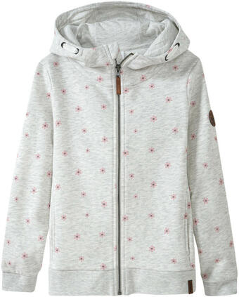 Ernsting's family Mädchen sweatjacke mit blümchen-allover Angebot