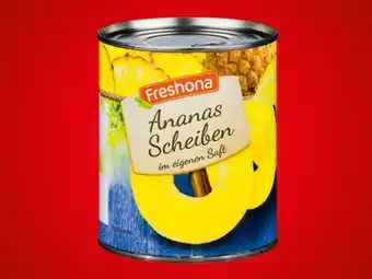 Lidl Ananas scheiben 3 + 1 gratis Angebot