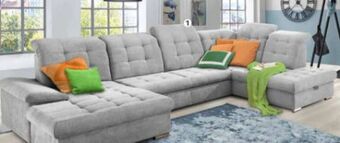 Polstermöbel Fischer Wohnlandschaft stoff Angebot