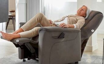 Polstermöbel Fischer Relaxsessel stoff Angebot