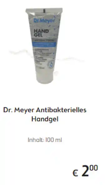 Bipa Dr. Meyer Antibakterielles Handgel 100ml Angebot