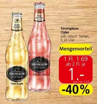 Interspar Strongbow Cider 330ml Angebot