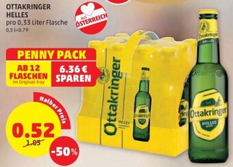 PENNY Ottakringer Helles 0,33 Liter Angebot