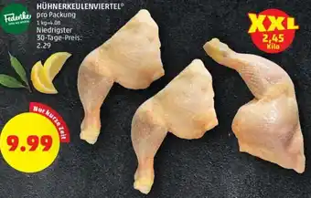 PENNY Hühnerkeuleviertel pro packung Angebot