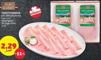 PENNY Toastschinken 200g Angebot