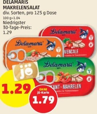 PENNY Delamaris Makrelensalat 125g Angebot