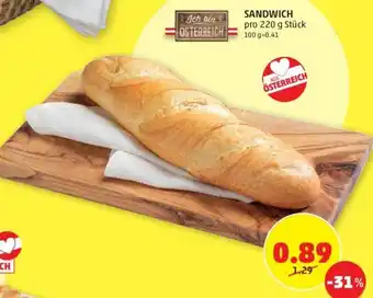 PENNY Sandwich 220 g Angebot