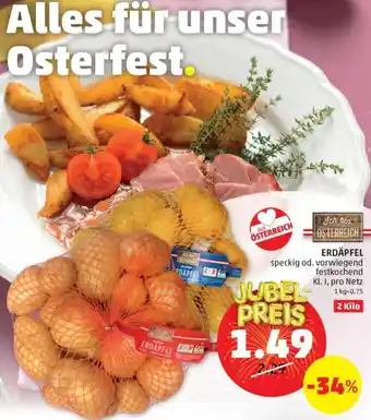 PENNY Erdäpfel 2 kilo Angebot