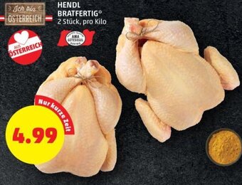 PENNY Hendl Bratfertig pro kilo Angebot
