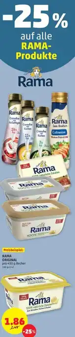PENNY Rama Original 450 g Angebot