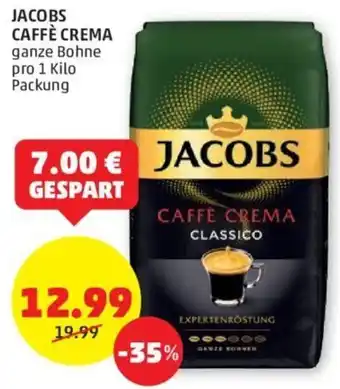 PENNY Jacobs Caffè Crema 1 kilo Angebot