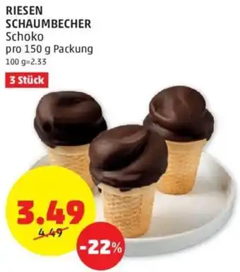 PENNY Riesen Schaumbecher 150g Angebot