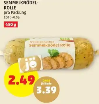 PENNY Semmelknödel Rolle 450g Angebot