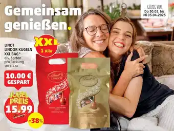 PENNY Lindt Lindor Kugeln XXL Bag Angebot