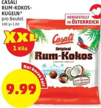 PENNY Casali Rum-Kokos-Kugeln 1 kilo Angebot
