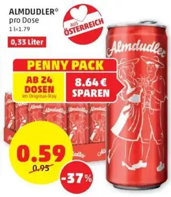 PENNY Almdudler 0,33 Liter Angebot
