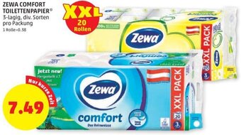 PENNY Zewa Comfort Toilettenpapier Angebot
