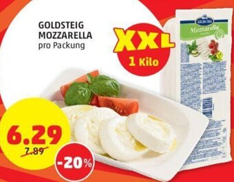 PENNY Goldsteig Mozzarella pro Packung Angebot