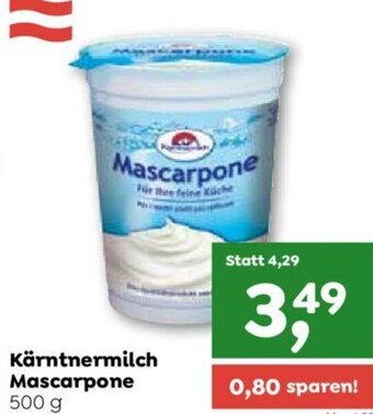 ADEG Kärntnermilch Mascarpone 500g Angebot