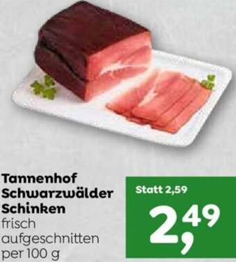 ADEG Tannenhof Schwarzwälder Schinken 100g Angebot