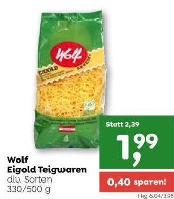 ADEG wolf Eigold Teigwaren 330/500g Angebot