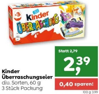 ADEG Kinder Überraschungseier 60 g Angebot