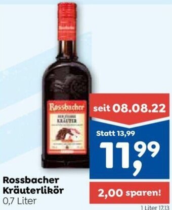 ADEG Rossbacher Kräuterlikör 0,7 Liter Angebot