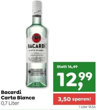 ADEG Bacardi Carta Blanca 0,7 Liter Angebot