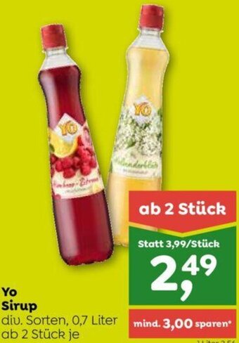 ADEG Yo Sirup 0,7 Liter Angebot