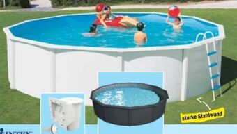 Maximarkt Stahlwandpool-set nuovo de luxe Angebot