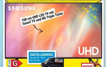 Maximarkt Led tv ue43au7090 Angebot