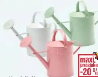 Maximarkt Metall-gießkanne Angebot