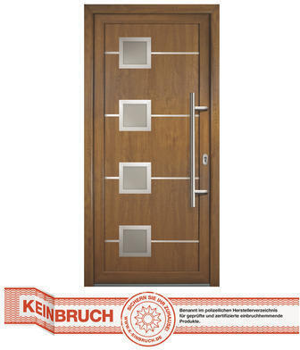Hornbach Haustür signum modell 1 rc2 kunststoff goldenoak/goldenoak 83x200 cm din rechts Angebot