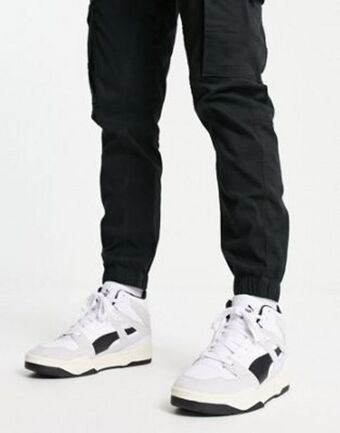 ASOS Puma – slipstream mid heritage – sneaker in weiß und schwarz Angebot