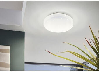 Hornbach Led deckenleuchte frania-s weiß 11,5w 1350 lm 3000 k warmweiß ø 280 mm Angebot