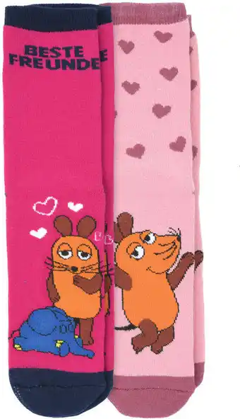 Ernsting's family 2 paar die maus stoppersocken mit motiv Angebot