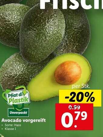 Lidl Avocado vorgereift Angebot