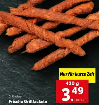 Lidl Grillmeister Frische Grillfackeln 420g Angebot