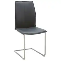 XXXLutz Schwingstuhl in edelstahl echtleder pigmentiert Angebot