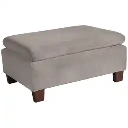 XXXLutz Hocker in textil hellgrau Angebot