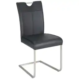 XXXLutz Schwingstuhl in edelstahl echtleder pigmentiert Angebot