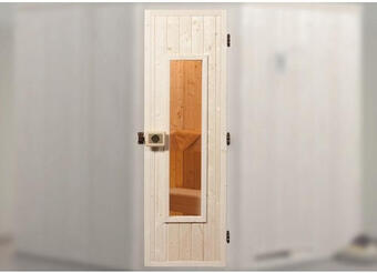 Sauna türelement weka gedämmt mit isolierglas 174x51x67 cm