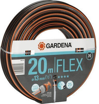 Hornbach Gartenschlauch gardena flex pvc 1/2 zoll 20 m schwarz-orange Angebot