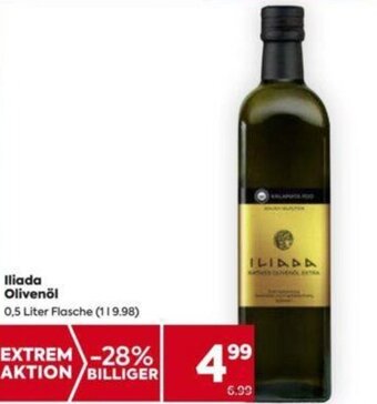 Billa Iliada Olivenöl 0,5 Liter Angebot
