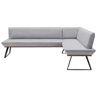 XXXLutz Eckbank 243/183 cm in schwarz, eichefarben, hellgrau Angebot