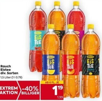 Billa Rauch Eistee div. Sorten 1,5 Liter Angebot