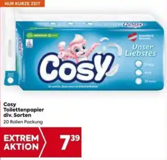 Billa Cosy Toilettenpapier div. Sorten 20 Rollen Angebot