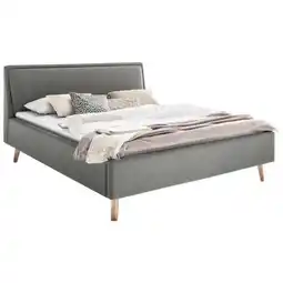 XXXLutz Polsterbett 140/200 cm in hellgrau Angebot