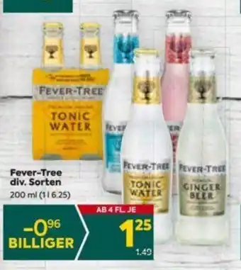 Billa Fever-Tree div. Sorten 200ml Angebot